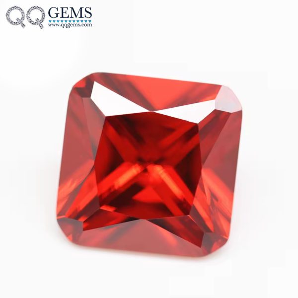 Multi Color square Cut Corner Loose Gemstone Synthetic Princess Cut square Corner CZ Stones Cubic Zirconia  - Image 2