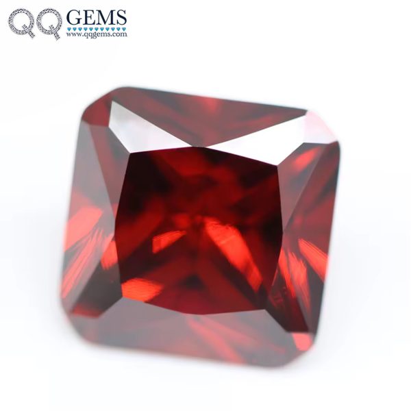 Multi Color square Cut Corner Loose Gemstone Synthetic Princess Cut square Corner CZ Stones Cubic Zirconia  - Image 5
