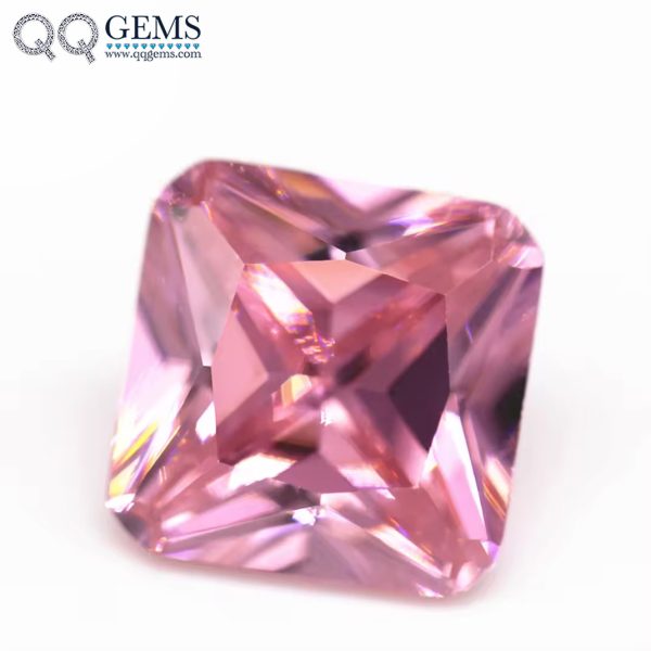 Multi Color square Cut Corner Loose Gemstone Synthetic Princess Cut square Corner CZ Stones Cubic Zirconia  - Image 7