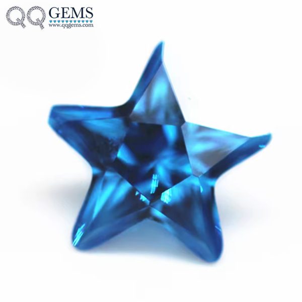 Aquamarine/aqua Blue Five Star European Machine Cut Cubic Zirconia Loose Gemstones - Image 5