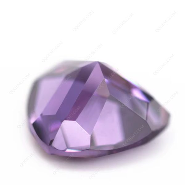 Trillion Cut Cubic Zirconia Loose Gemstones Synthetic Faceted Cut Trillion Shape CZ Stones  - Image 5