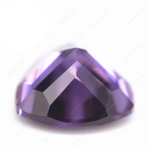 Trillion Cut Cubic Zirconia Loose Gemstones Synthetic Faceted Cut Trillion Shape CZ Stones  - Image 2
