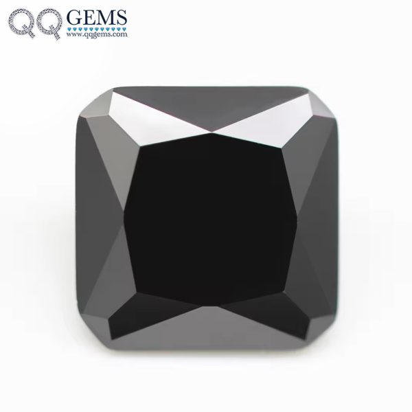 White and Multi Color square Cut Corner Loose Gemstone Synthetic Princess Cut square Corner CZ Stones - Image 2