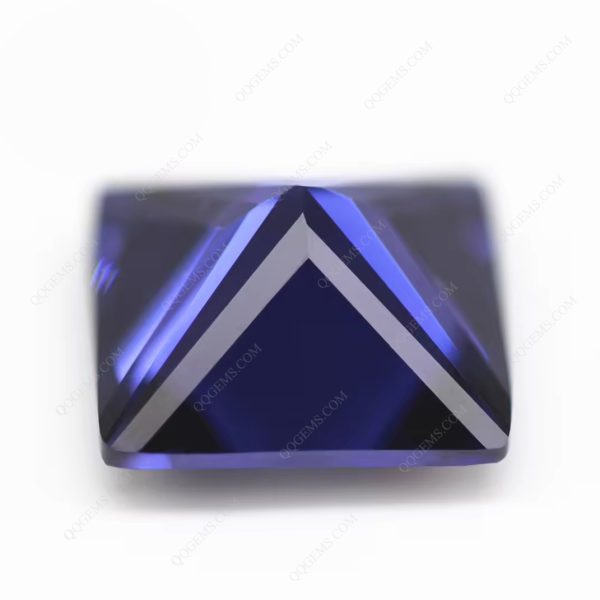 Cubic Zirconia Loose Gemstone Synthetic Machine Cut square Shape CZ Stones - Image 2