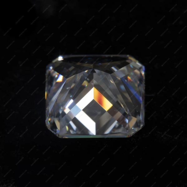 White Color Cubic Zirconia Loose Gemstones Synthetic Princess Cut square Shape CZ Stones  - Image 6