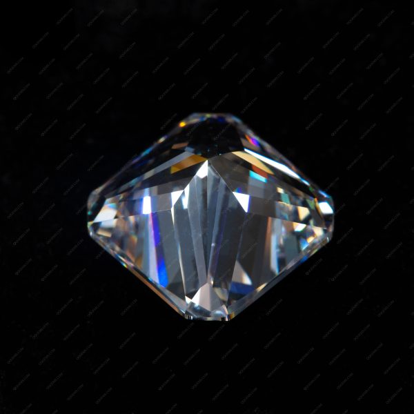 White Color Cubic Zirconia Loose Gemstones Synthetic Princess Cut square Shape CZ Stones  - Image 5