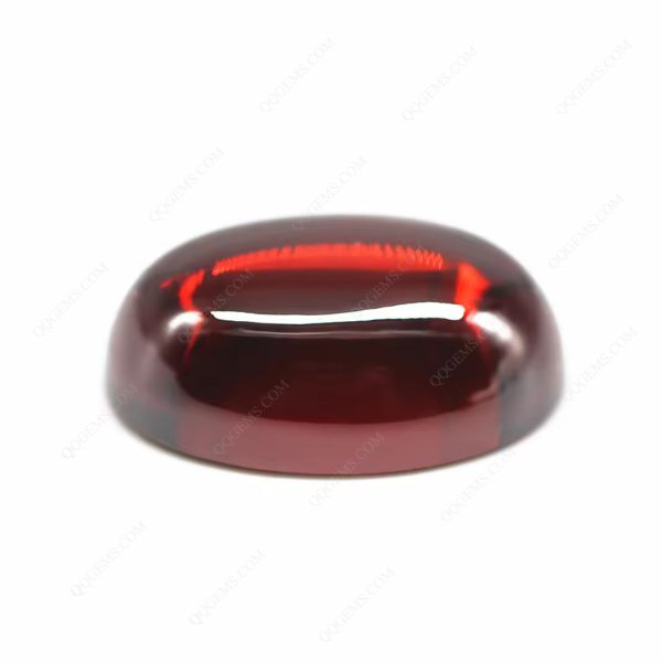 Garnet/dark Garnet Cubic Zirconia Loose Gemstone Synthetic Oval Shape Cabochon CZ Stones - Image 5