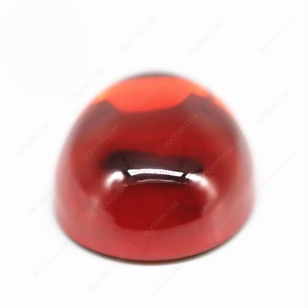 Orange/orange Red Cubic Zirconia Loose Gemstones Synthetic Oval Cabochon CZ Stones - Image 2