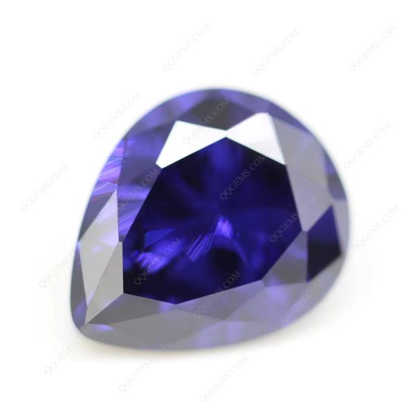 Multi Color Cubic Zirconia Loose Gemstones Synthetic Faceted Cut Pear Shape CZ Stones - Image 6