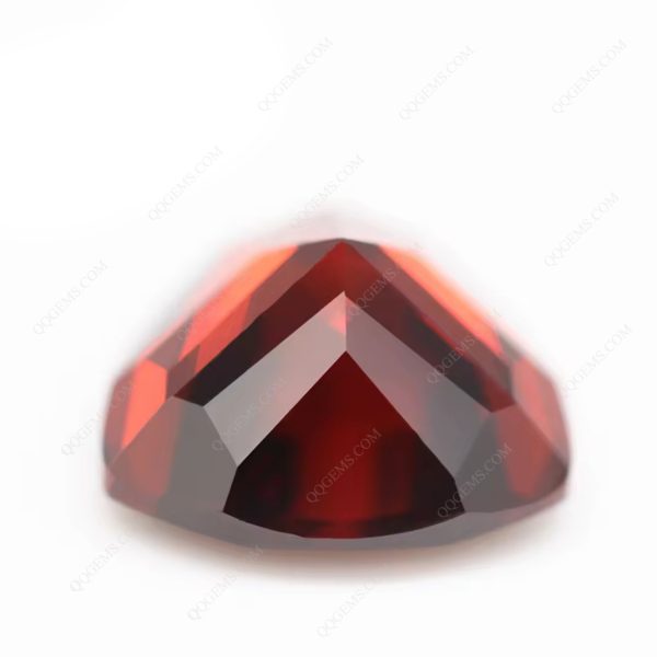 Garnet/dark Garnet Trillion Cut Cubic Zirconia Loose Gemstone Synthetic Machine Cut - Image 2