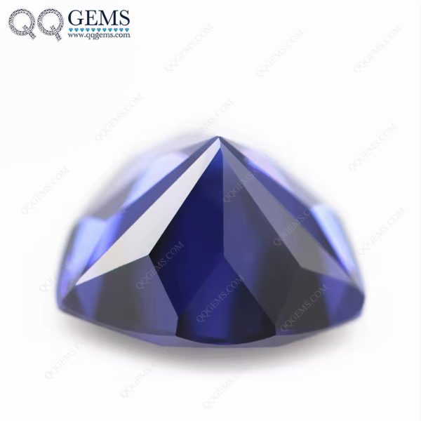 L-tanzanite/tanzanite Cubic Zirconia Loose Gems Synthetic Machine Cut Triangle Shape CZ Stones  - Image 2