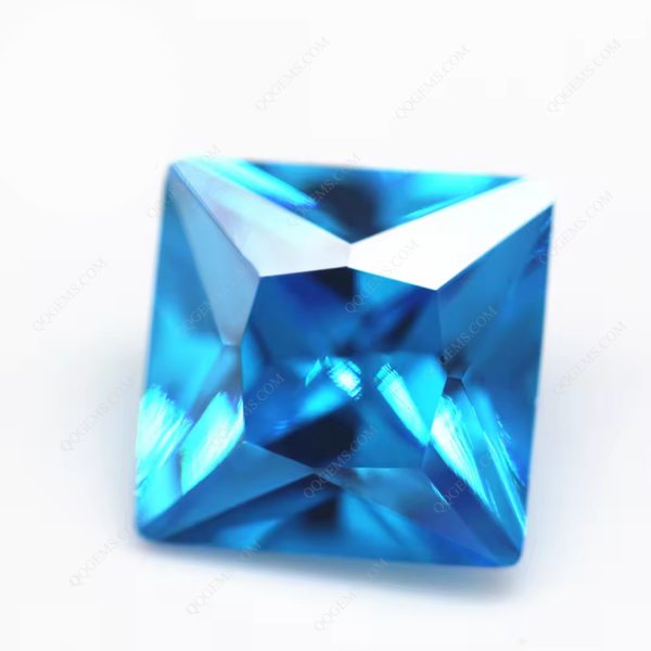 Aquamarine/aqua Blue/blue Topaz Cubic Zirconia Gemstones Synthetic square CZ Loose Stones - Image 5