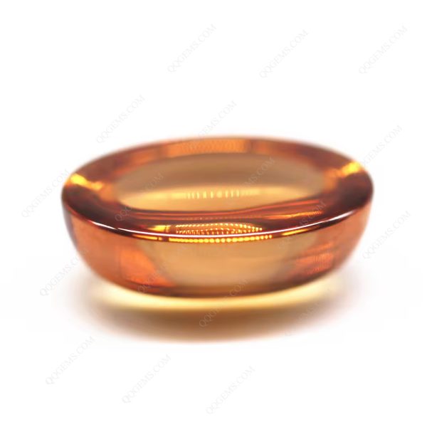 Champagne/D-champagne Cubic Zirconia Loose Gems Synthetic Oval Cabochon CZ Stones - Image 4