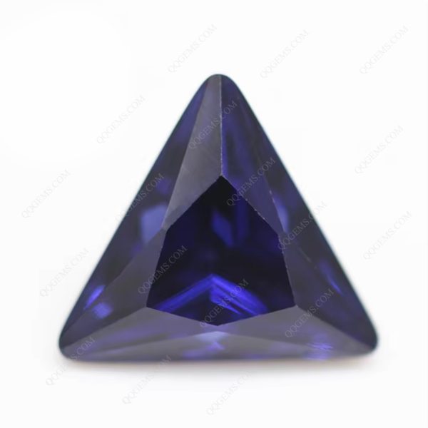 L-tanzanite/tanzanite Triangle Cut Cubic Zirconia Loose Gemstones Zircon Stones  - Image 3
