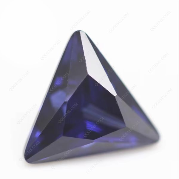 L-tanzanite/tanzanite Triangle Cut Cubic Zirconia Loose Gemstones Zircon Stones  - Image 4