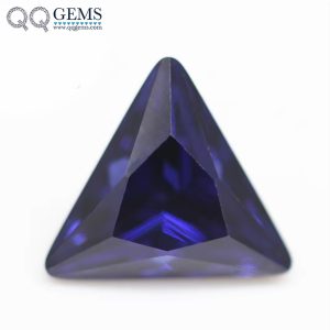 L-tanzanite/tanzanite Triangle Cut Cubic Zirconia Loose Gemstones Zircon Stones 