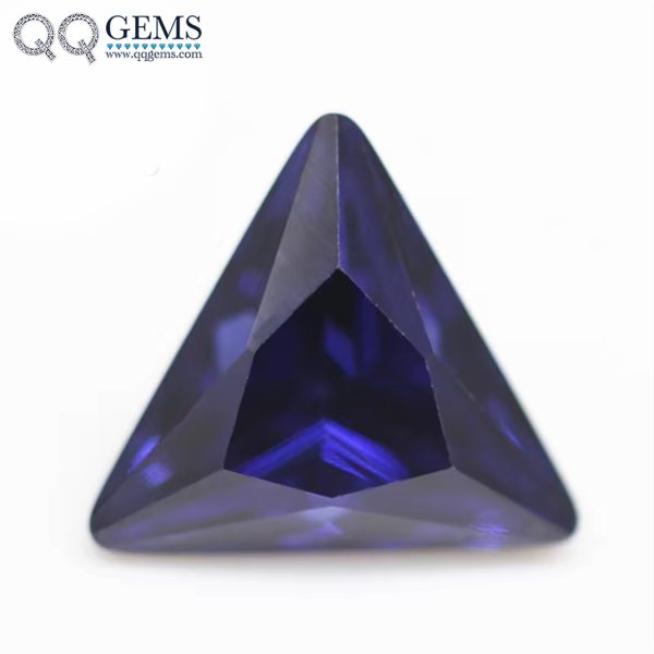L-tanzanite/tanzanite Triangle Cut Cubic Zirconia Loose Gemstones Zircon Stones 