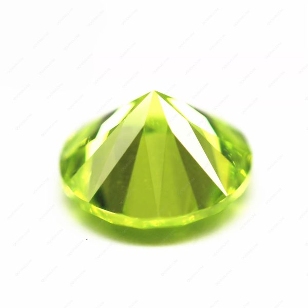 Apple Green/dark apple Green Cubic Zirconia Loose Gems Synthetic CZ Diamond Stones - Image 2