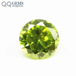 Apple Green/dark apple Green Cubic Zirconia Loose Gems Synthetic CZ Diamond Stones