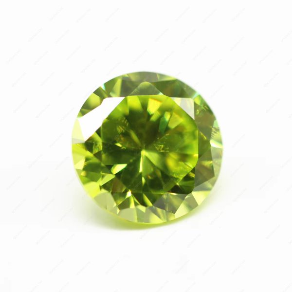 Apple Green/dark apple Green Cubic Zirconia Loose Gems Synthetic CZ Diamond Stones - Image 4