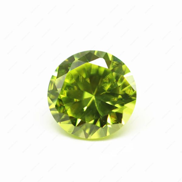 Apple Green/dark apple Green Cubic Zirconia Loose Gems Synthetic CZ Diamond Stones - Image 5