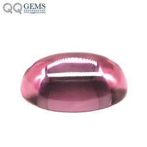 Cabochon Cut pink Cubic Zirconia Loose Gemstone Synthetic Oval Cabochon Cut CZ Stones