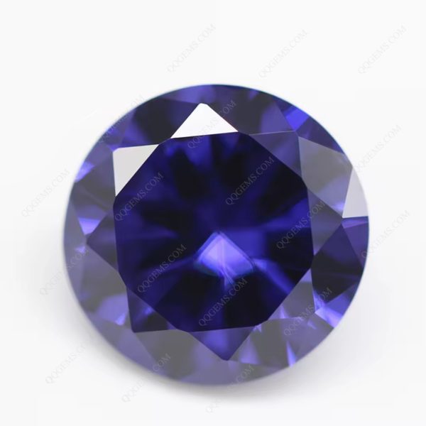 Light Tanzanite/tanzanite Cubic Zirconia Loose Gemstones 8h & 8a Synthetic CZ Diamond Cut Stones - Image 5