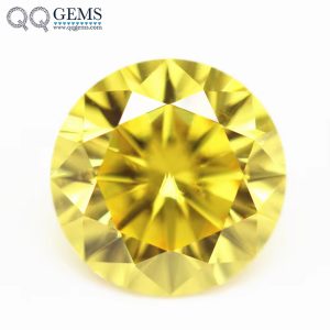 Yellow/gold Yellow Cubic Zirconia Loose Gemstones Artificial CZ Diamond Cut Stones
