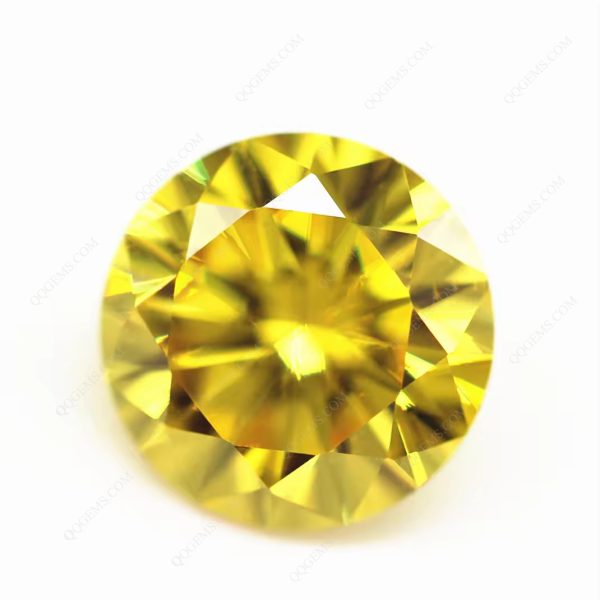 Yellow/gold Yellow Cubic Zirconia Loose Gemstones Artificial CZ Diamond Cut Stones - Image 5