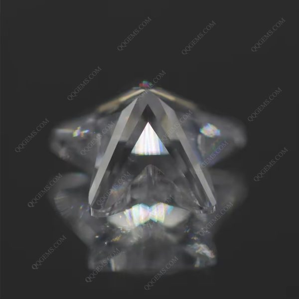 White Color Five Pointed Star Cut Cubic Zirconia Loose Gemstone Synthetic Star Machine Cut Shape CZ Stones  - Image 5