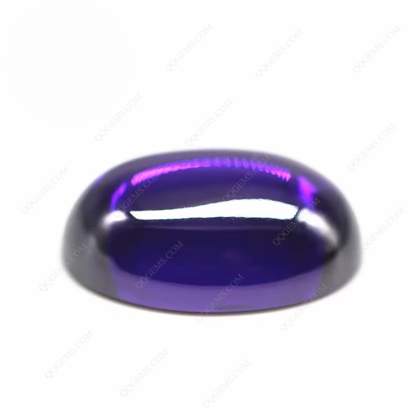 Violet/D-violet Color Cubic Zirconia Loose Gems Synthetic Oval Shape Cabochon CZ Stones - Image 4