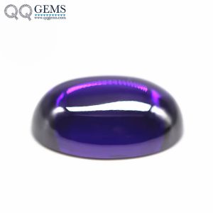 Violet/D-violet Color Cubic Zirconia Loose Gems Synthetic Oval Shape Cabochon CZ Stones