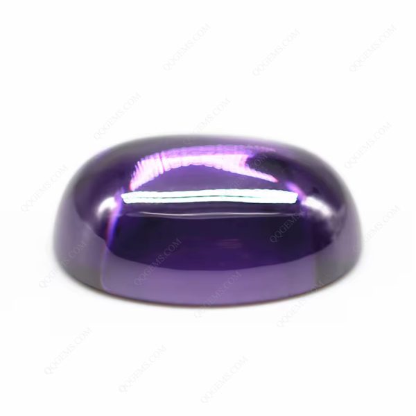 Cubic Zirconia Loose Gems Synthetic Oval Shape Cabochon Cut CZ Stones - Image 2