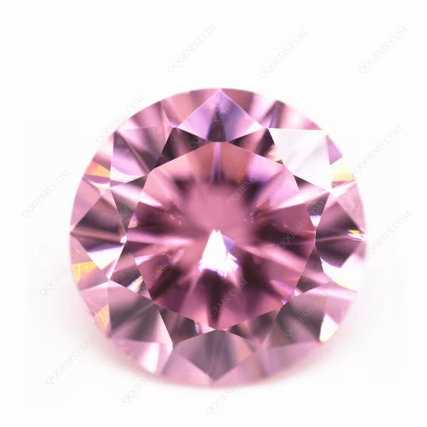 Cubic Zirconia Loose Gemstone Artificial Round Machine Cut CZ Stones for Jewelry Making - Image 4