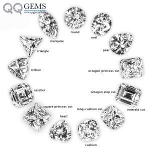 White Color Cubic Zirconia Loose Gems Synthetic Oval Machine Cut CZ Stones