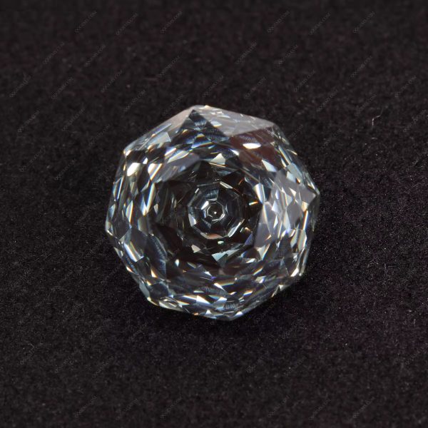 Round Rose Cut Multi-color Cubic Zirconia Loose Gemstones Artificial Rose Shape CZ Gemstones - Image 2