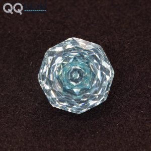 Round Rose Cut Multi-color Cubic Zirconia Loose Gemstones Artificial Rose Shape CZ Gemstones