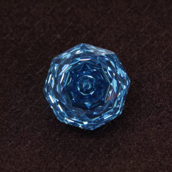 Round Rose Cut Multi-color Cubic Zirconia Loose Gemstones Artificial Rose Shape CZ Gemstones - Image 4