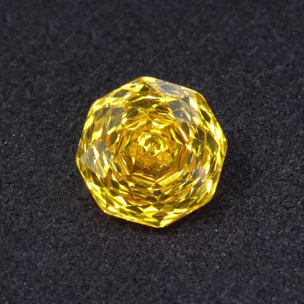 Round Rose Cut Multi-color Cubic Zirconia Loose Gemstones Artificial Rose Shape CZ Gemstones - Image 5