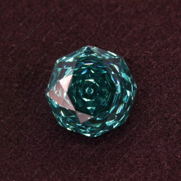 Round Rose Cut Multi-color Cubic Zirconia Loose Gemstones Artificial Rose Shape CZ Gemstones - Image 7