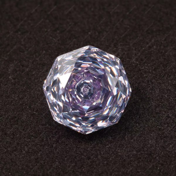 Round Rose Cut Multi-color Cubic Zirconia Loose Gemstones Artificial Rose Shape CZ Gemstones - Image 8