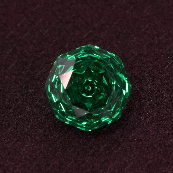 Round Rose Cut Multi-color Cubic Zirconia Loose Gemstones Artificial Rose Shape CZ Gemstones - Image 10