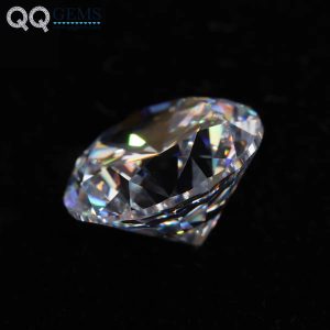 Round White Super Flash 8 Heart 8 Arrow Zircon Cubic Zirconia Loose Gemstones CZ