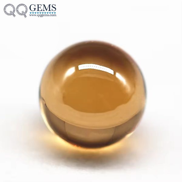 Champagne/dark champagne 5A Cubic Zirconia Loose Gems Synthetic Round Sphere Shape CZ Stones