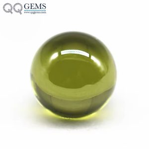 Peridot/dark Peridot Cubic Zirconia Loose Gems Synthetic Round Ball Shape CZ Stone Beads