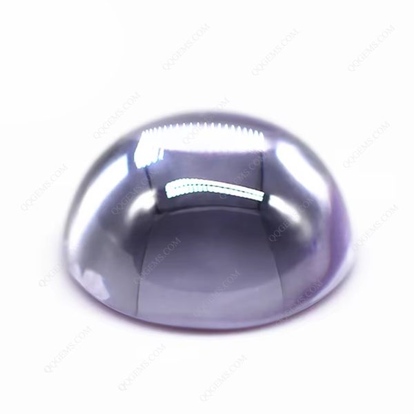 Lavender Cubic Zirconia Loose Gems Round Cabochon Cut CZ Stones - Image 3