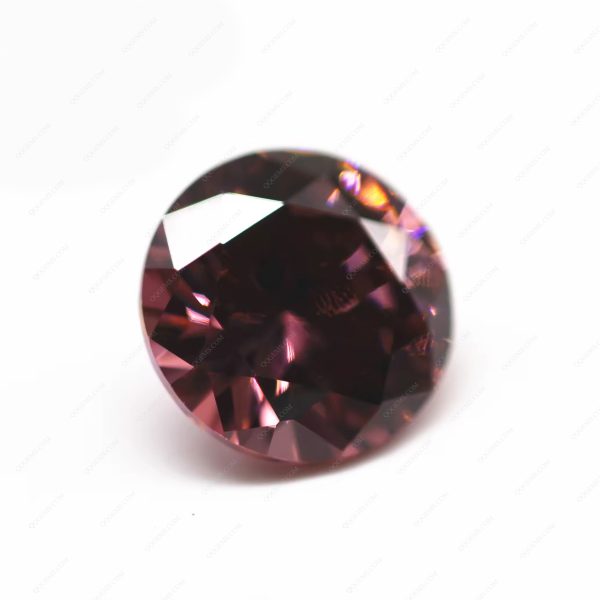 Light Rhodolite/rhodolite 5A Quality 8 Hearts 8 Arrows Cubic Zirconia Loose Gemstones - Image 2