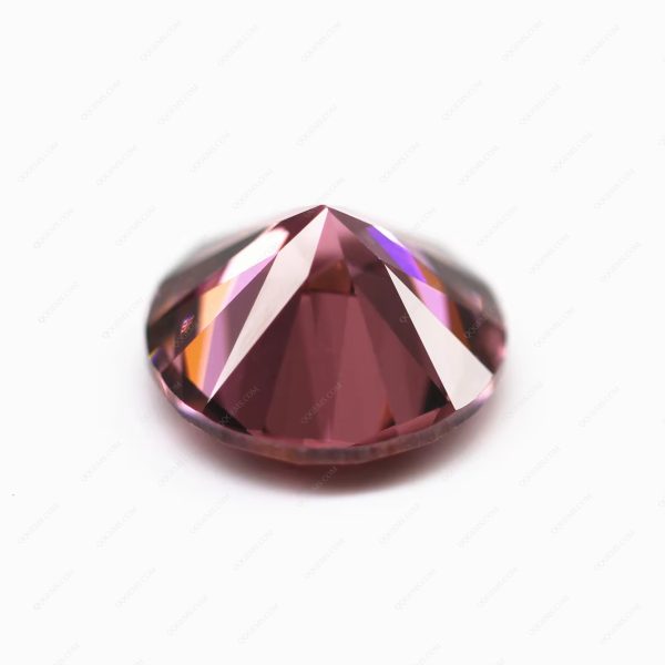Light Rhodolite/rhodolite 5A Quality 8 Hearts 8 Arrows Cubic Zirconia Loose Gemstones - Image 4