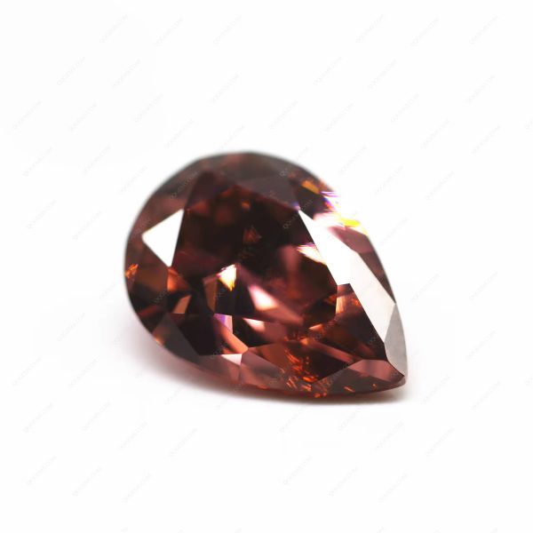 L-rhodolite/rhodolite Cubic Zirconia Loose Gems Synthetic Pear Shape CZ Stones - Image 3