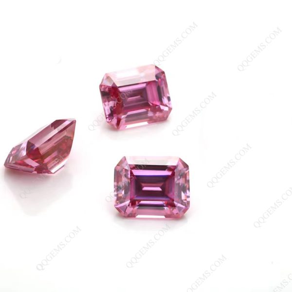 Moissanite Gems pink Plated Factory Sale Price Moissanite Diamond - Image 2